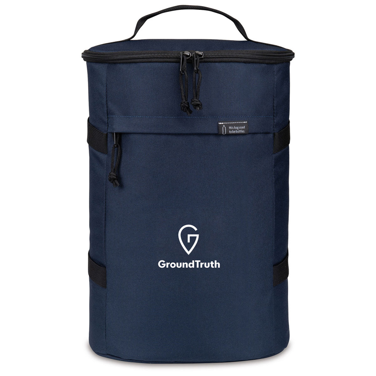 48-Hour Gemline Navy Renew rPET Backpack Cooler