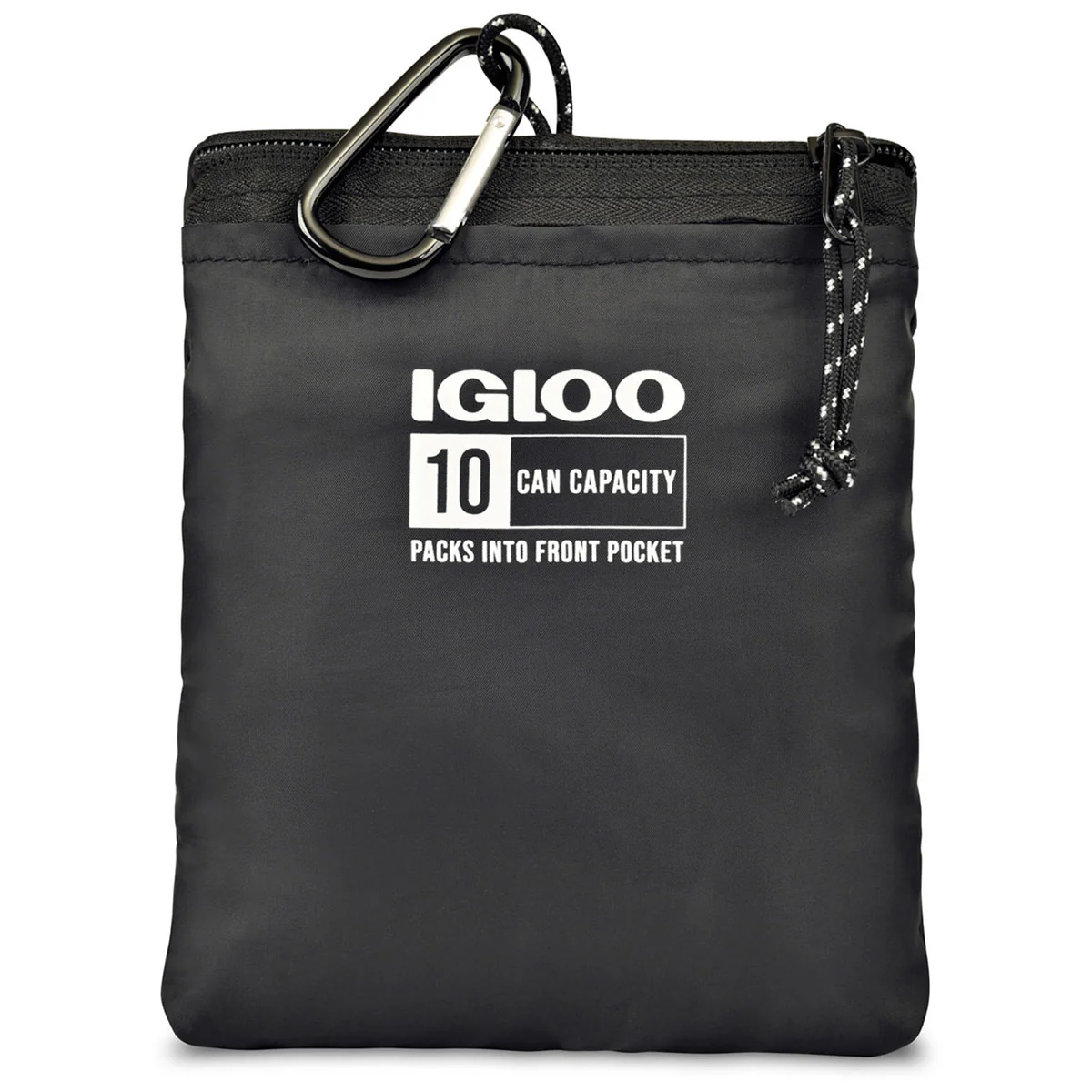 Igloo Black Packable Puffer 10-Can Cooler Bag - Image 2