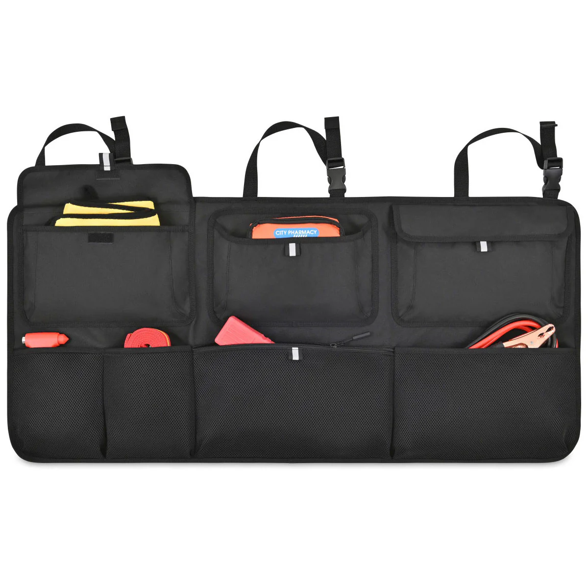 Gemline Black Structure Backseat Bunker Organizer - Image 3