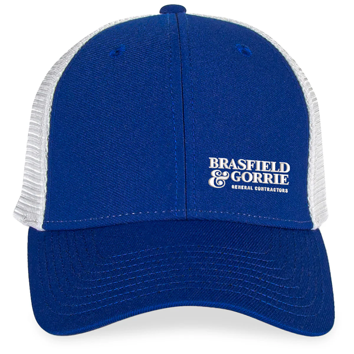 Merrimack Hat Co. Royal/White Casey Trucker - Image 2