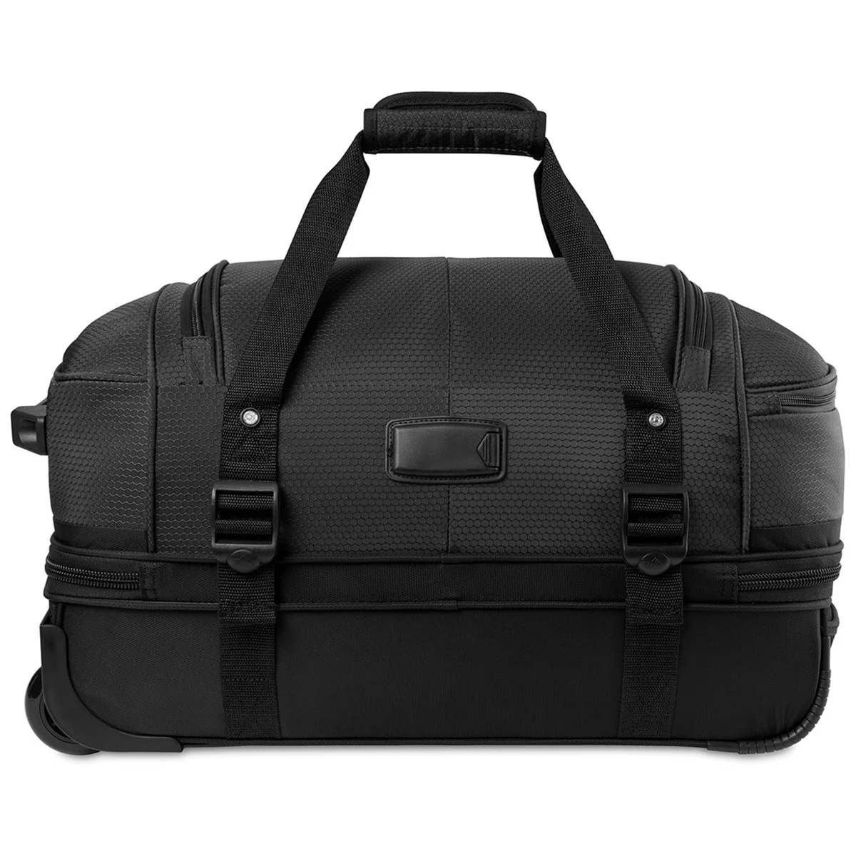 High Sierra Mercury/Black Fairlead 22" Drop Bottom Wheeled Duffel - Image 2