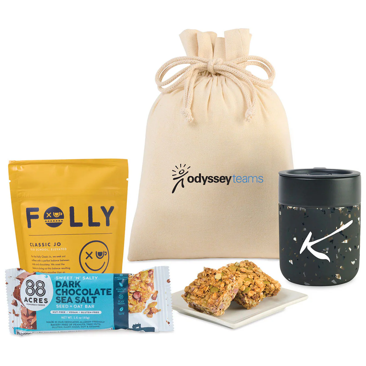 Gourmet Expressions Charcoal Terrazzo But First...Coffee Gift Set - Image 2