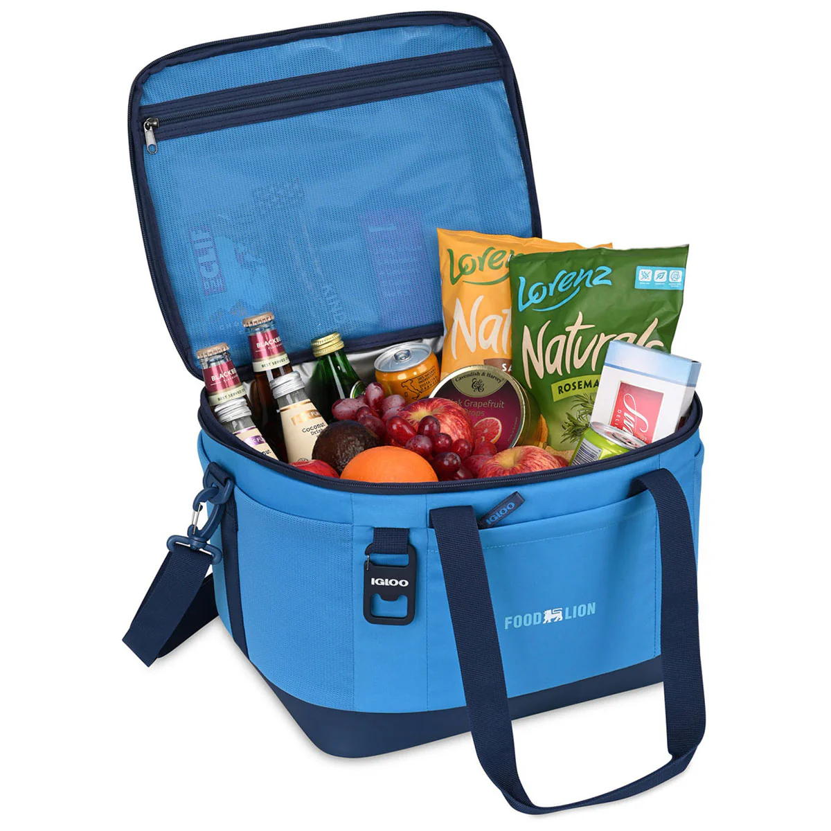 Igloo Brilliant Blue Day Chiller XL Box 38 Can Soft Cooler - Image 3