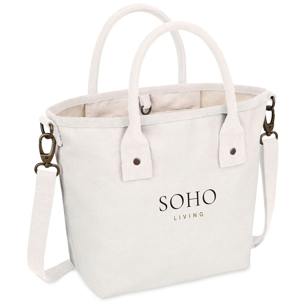 Gemline Natural Mini Market Street Crossbody Tote - Image 3