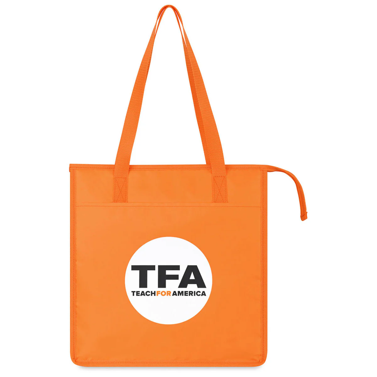 Gemline Orange Arlo rPET Insulated Grocery Shopper - Image 2