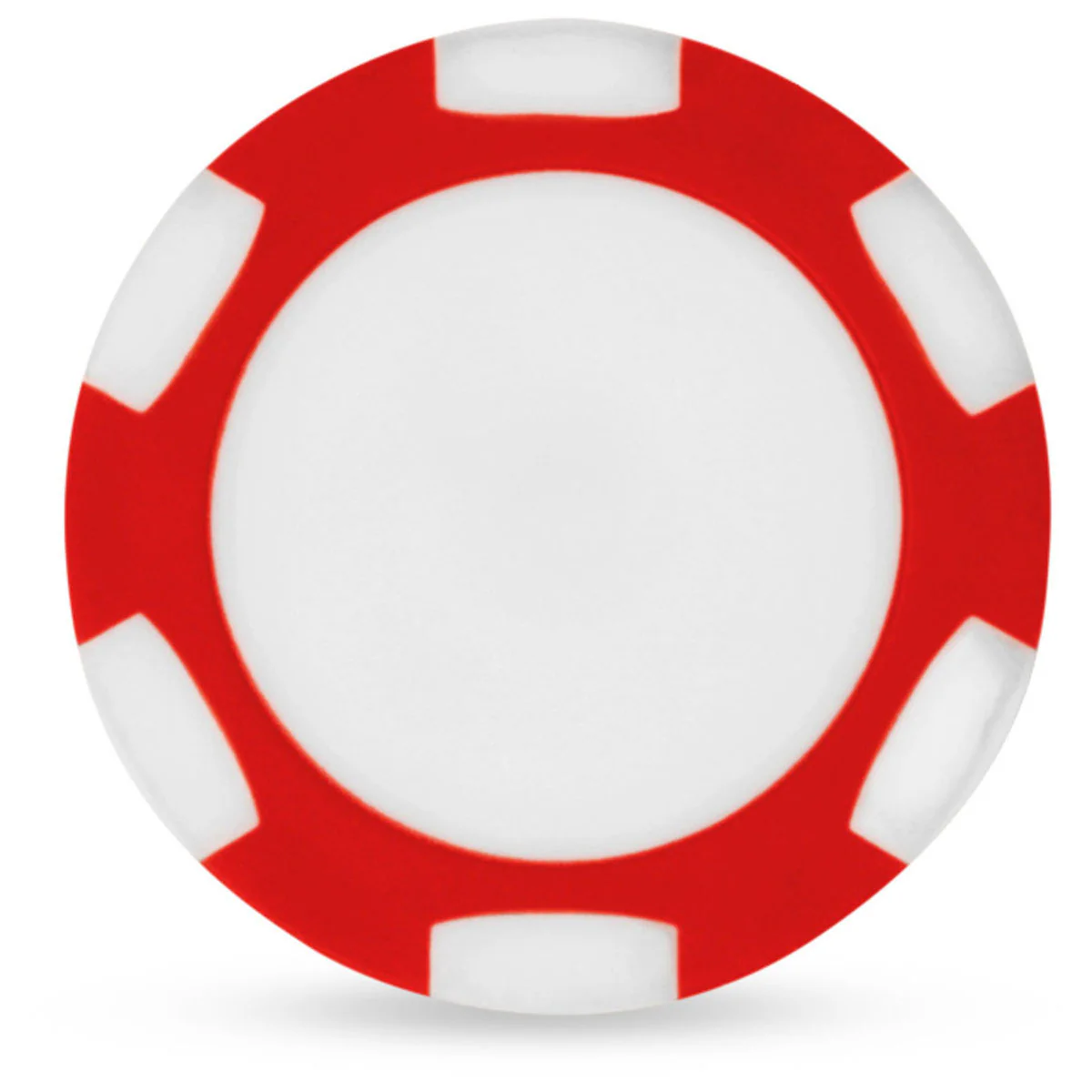 Ahead Red/White Poker Chip with Ball Marker - Image 3