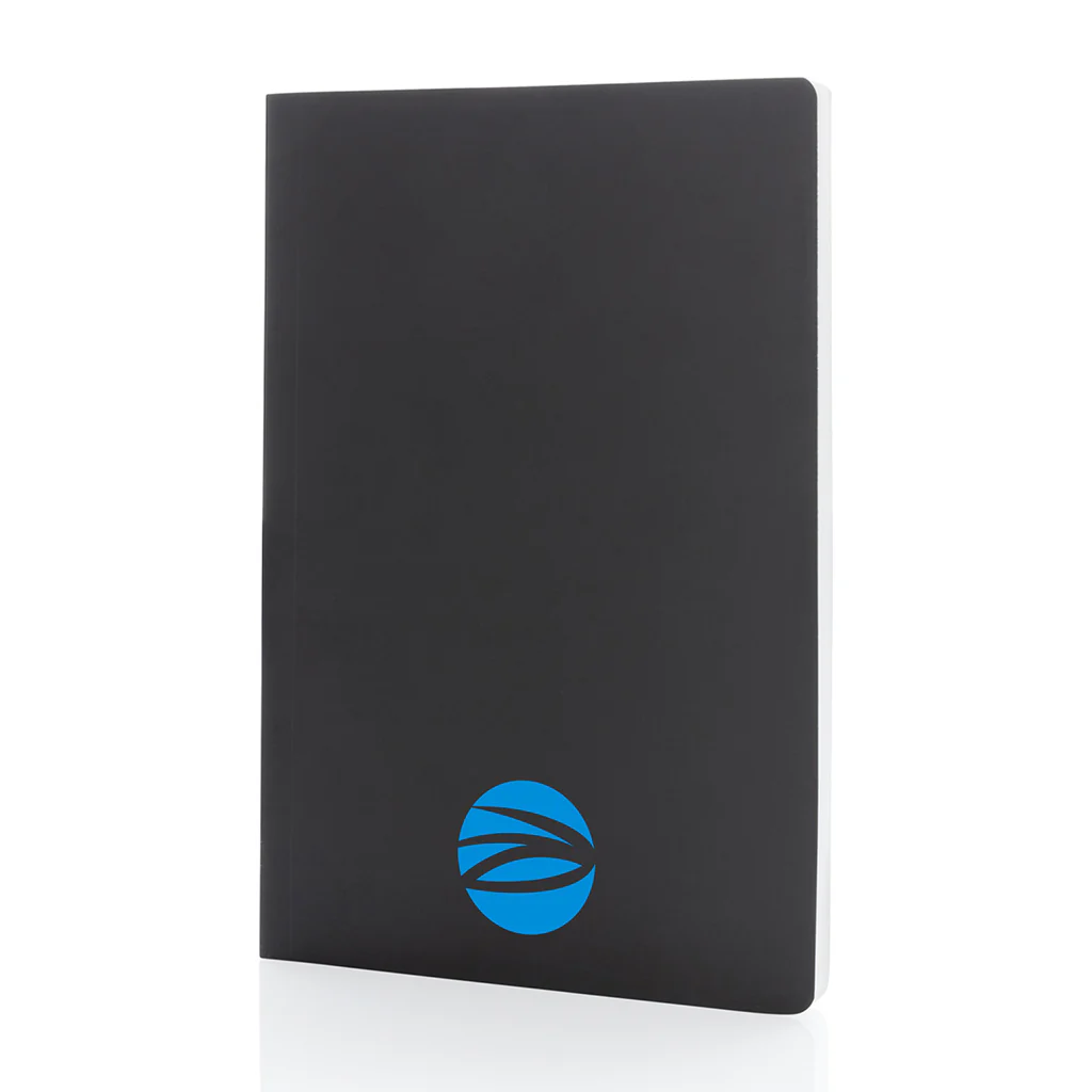 XD Connects Black Impact Softcover Stone Paper Notebook A5 - Image 2