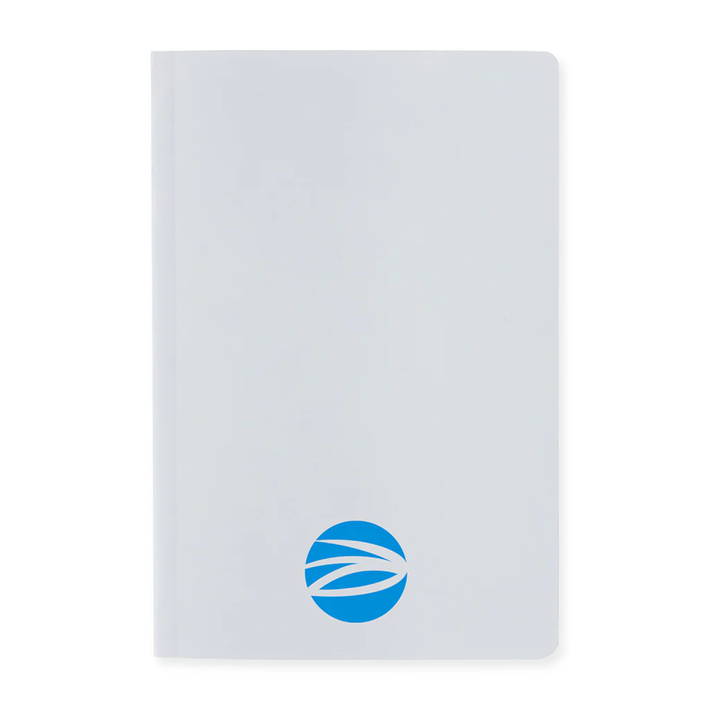 XD Connects White Impact Softcover Stone Paper Notebook A5