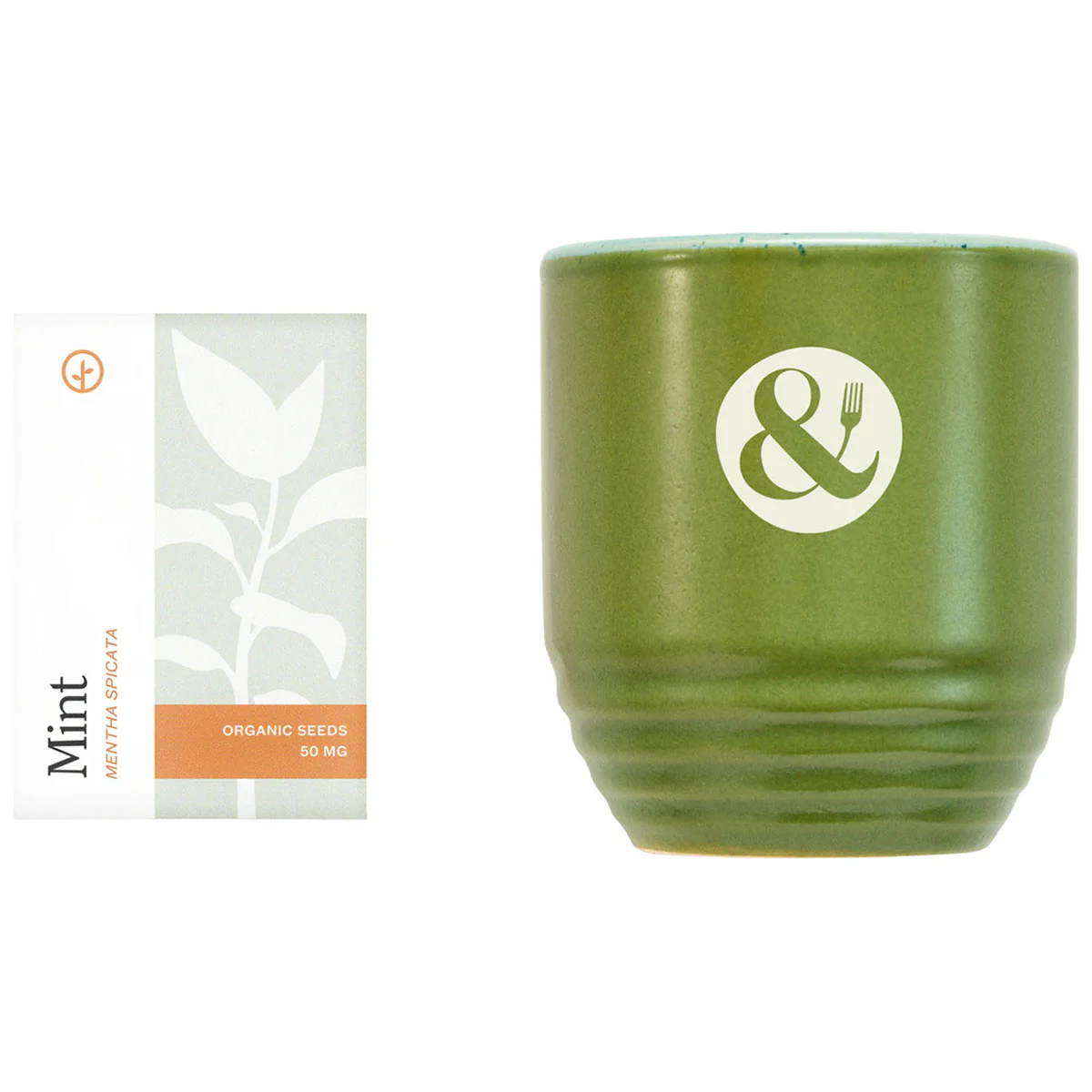 Modern Sprout In The Weeds/Mint Garden Vibes Candle/Planter - Image 5