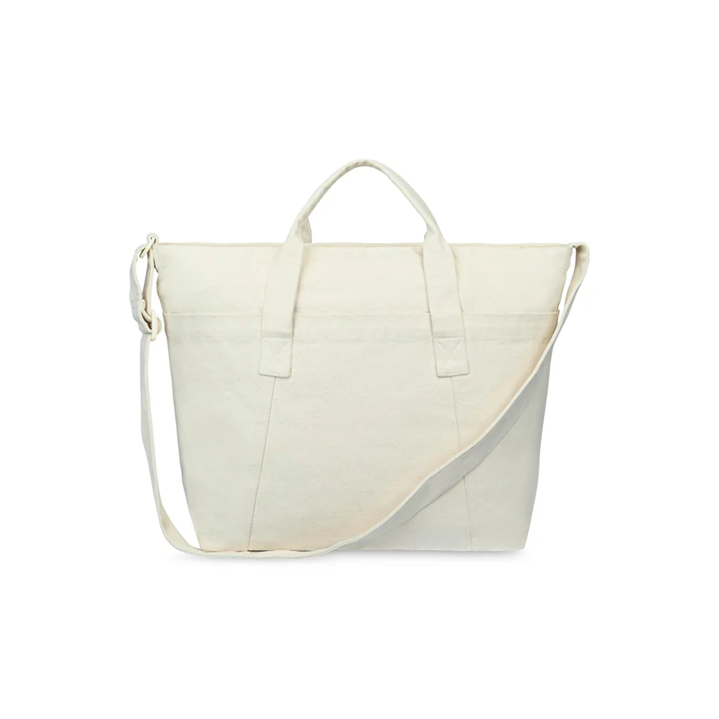 Gemline Natural Recycled Cotton Weekender Tote - AWARE - Image 2