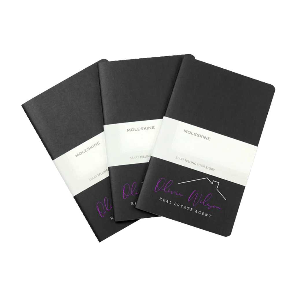 Moleskine Black Large Cahier 3-Pack
