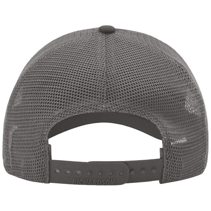 Richardson Charcoal Garment Washed Trucker - Image 3