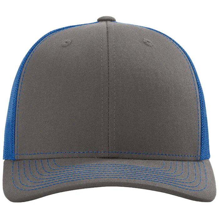 Richardson Charcoal/Royal Trucker Cap - Image 2
