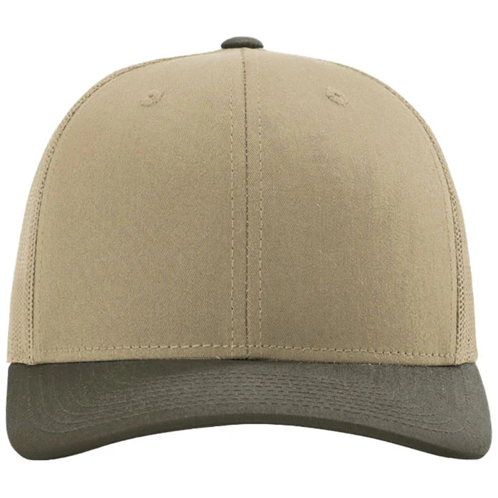Richardson Khaki/Khaki/Chocolate Chip Trucker Cap - Image 2