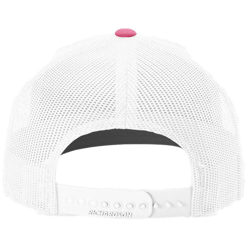 Richardson Hot Pink/White Trucker Cap - Image 3