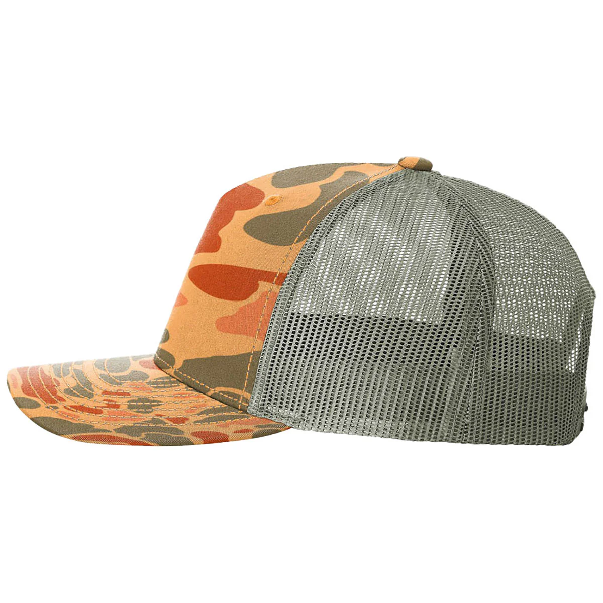 Richardson Sienna Duck Camo/Loden Printed Five-Panel Trucker - Image 5