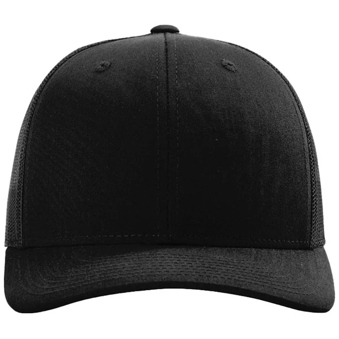Richardson Black 112+ R-Flex Adjustable Trucker - Image 2