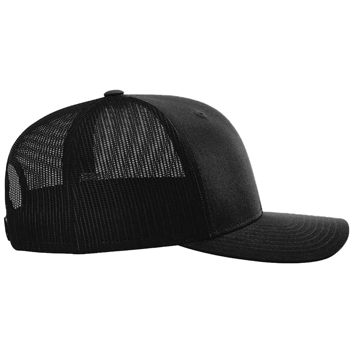 Richardson Black 112+ R-Flex Adjustable Trucker - Image 4