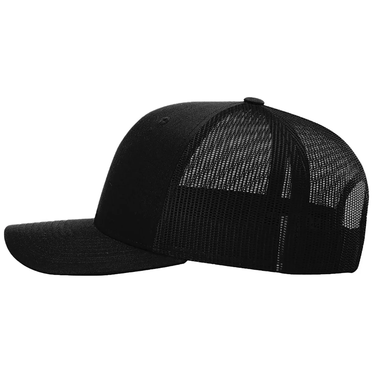 Richardson Black 112+ R-Flex Adjustable Trucker - Image 5