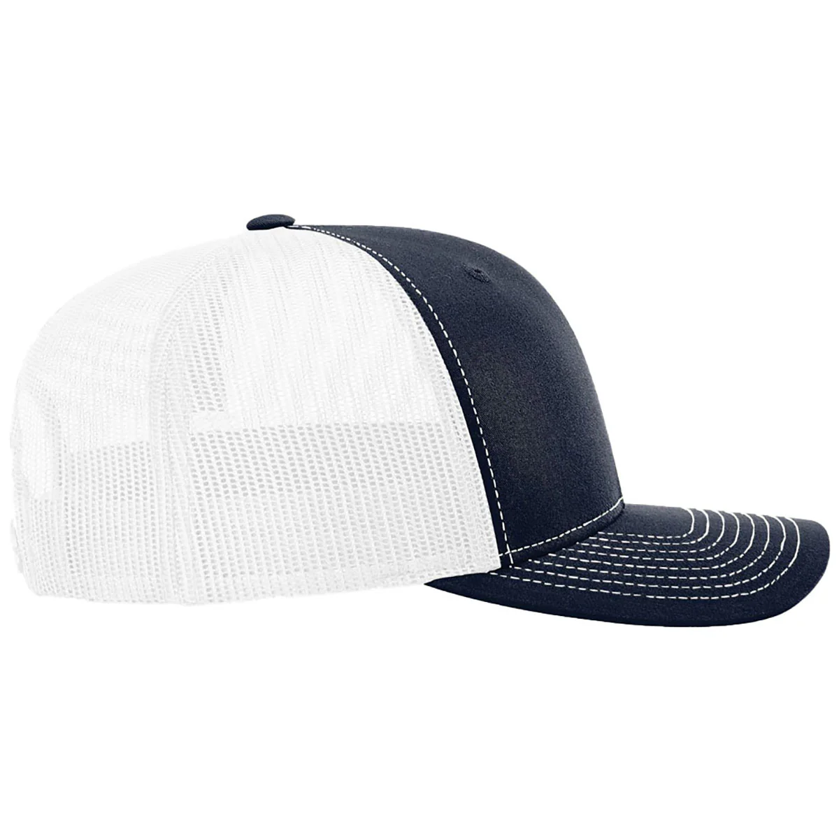 Richardson Navy/White 112+ R-Flex Adjustable Trucker - Image 4