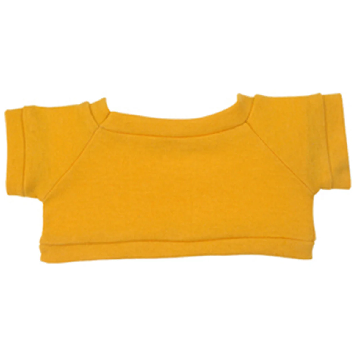 Hit 8 1/2" Big Paw White Bear with Athletic Gold T-Shirt - Image 2