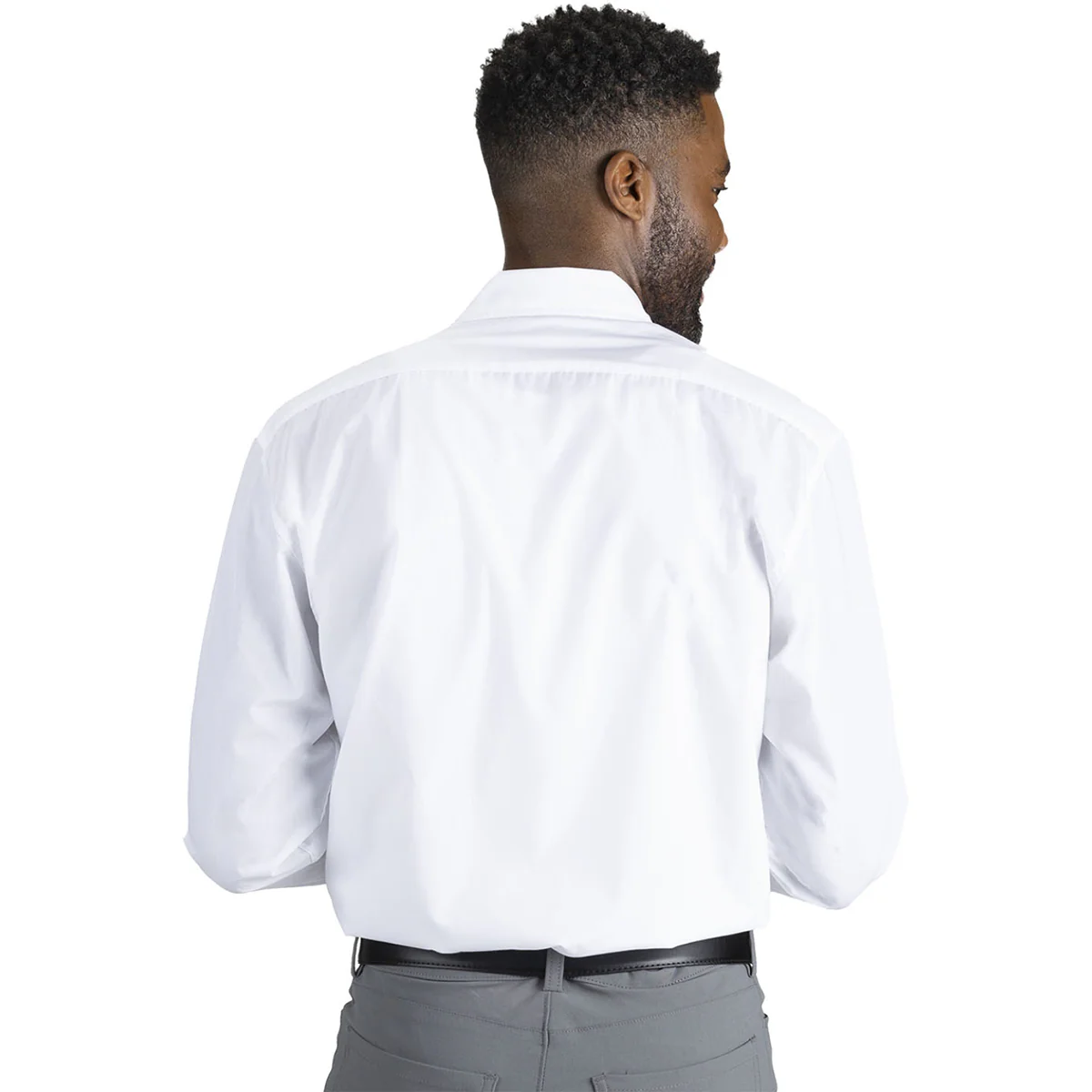 Edwards Men's White Cafe Broadcloth Shirt - Image 3