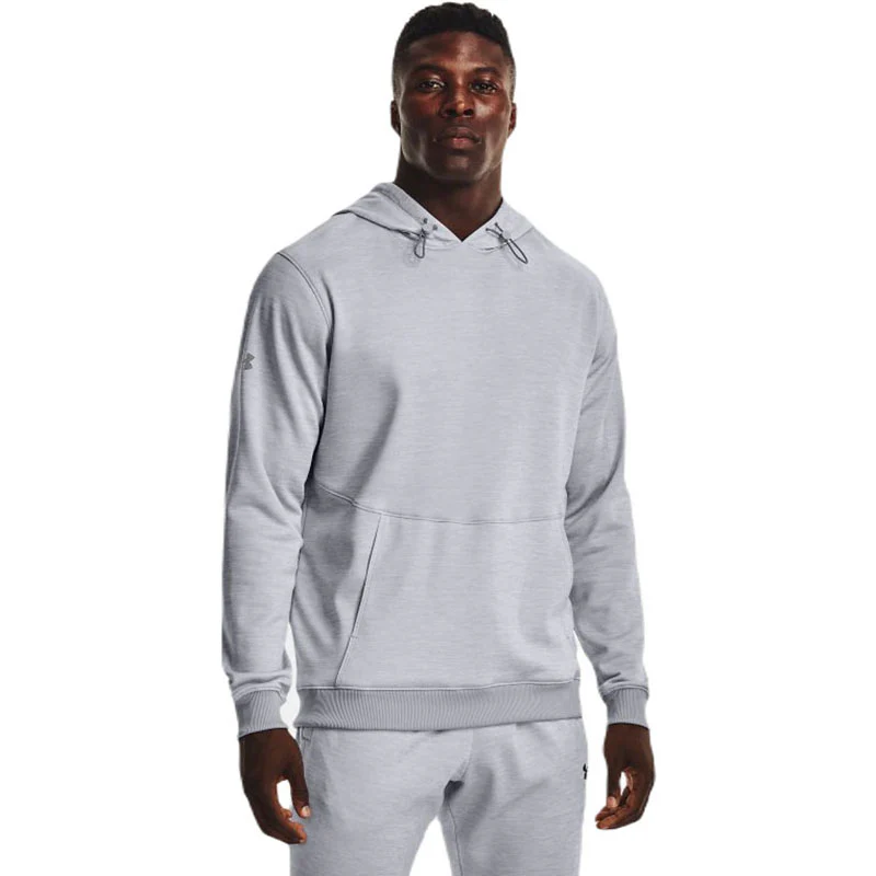 Under Armour Men's Mod Grey Fleece Storm Hoodie - Image 3