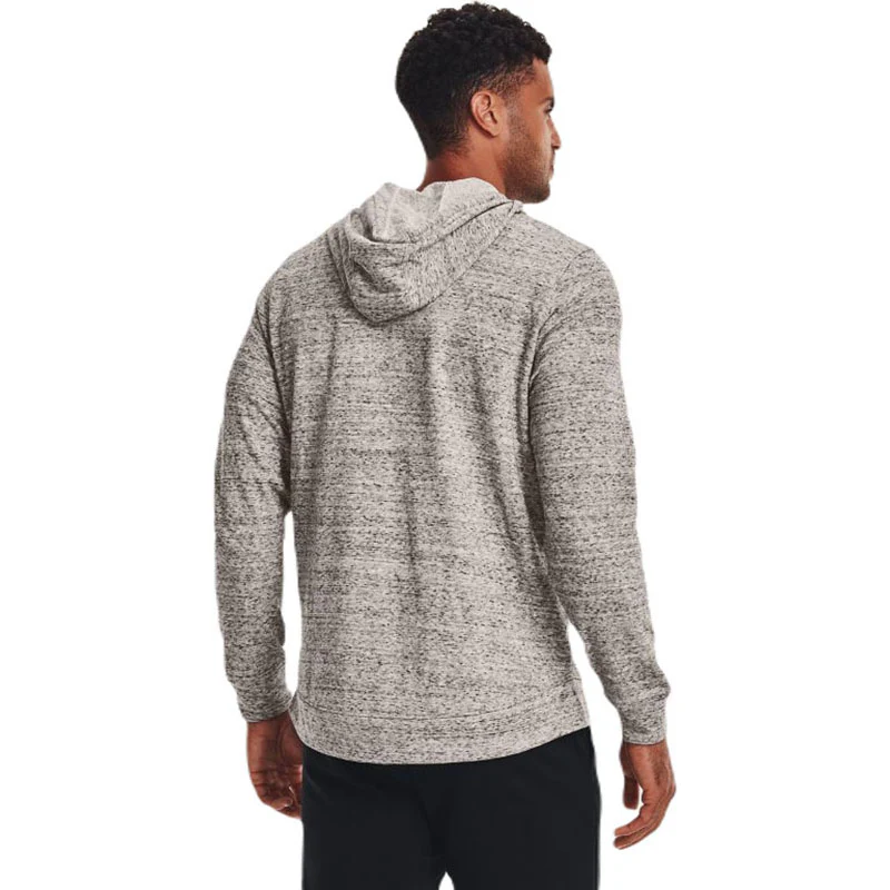 Under Armour Men's Onyx White/Onyx White Rival Terry Full-Zip - Image 4