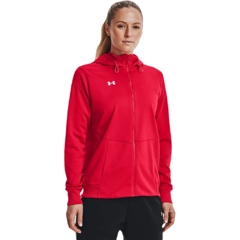 Under Armour Women's Red Fleece Storm Full Zip - Image 3