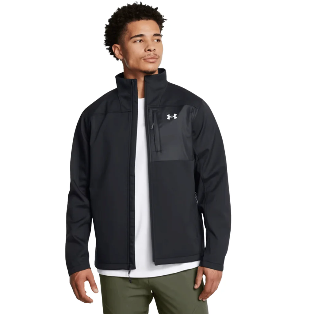 Under Armour Men's Black/White Storm Cold Gear Infrared Shield 2.0 Jacket - Image 3