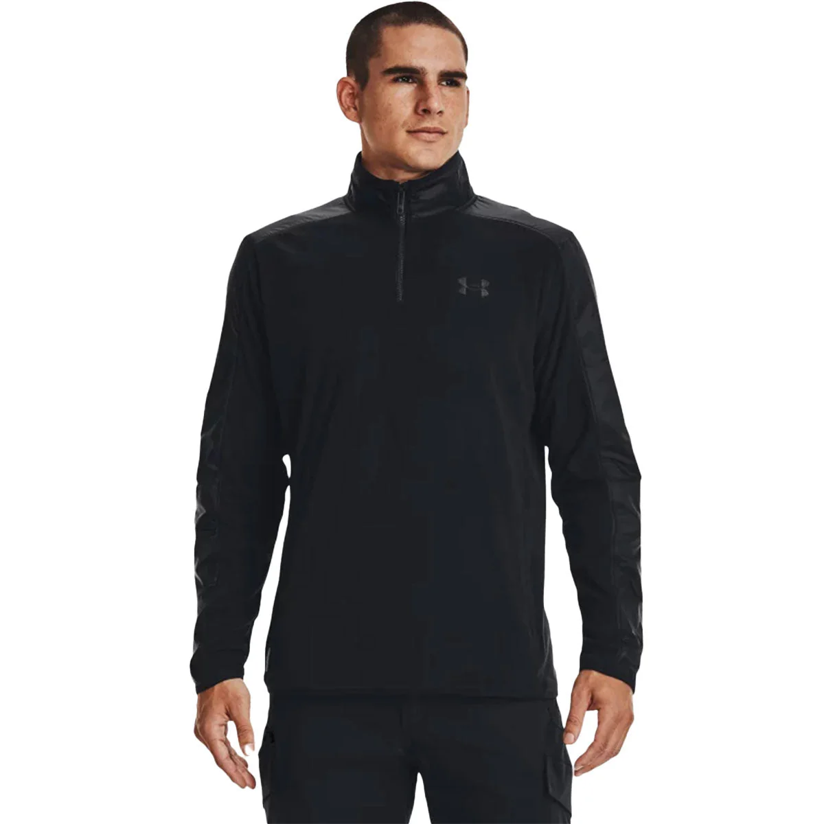 48-Hour Under Armour Men's Black Polartec Forge 1/4 Zip - Image 3