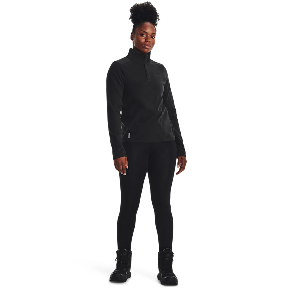 48-Hour Under Armour Women's Black Polartec Forge 1/4 Zip - Image 3