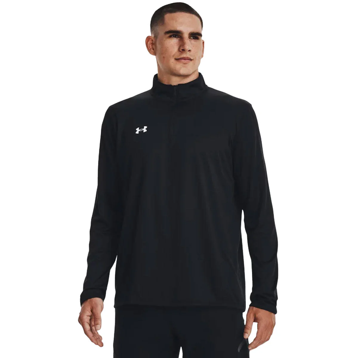 48-Hour Under Armour Men's Black Team Tech 1/4 Zip - Image 3