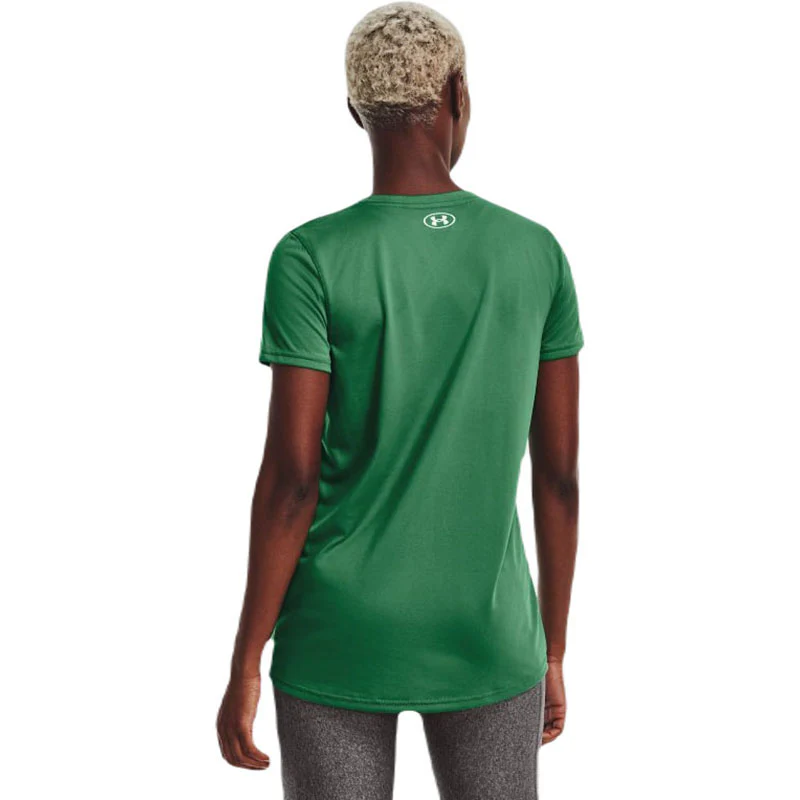 Under Armour Women's Team Kelly Green Team Tech Tee - Image 4