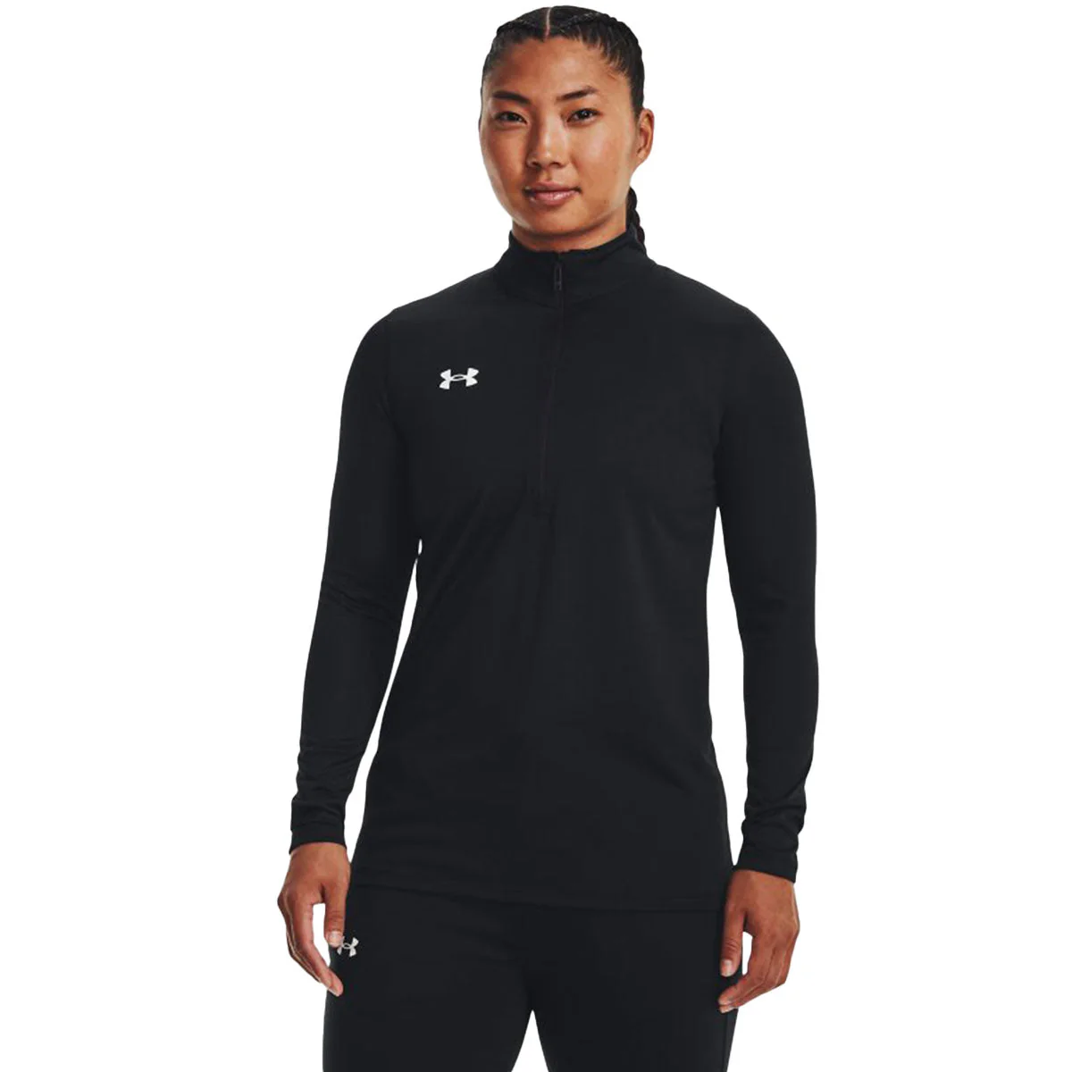 48-Hour Under Armour Women's Black Team Tech 1/2 Zip - Image 3