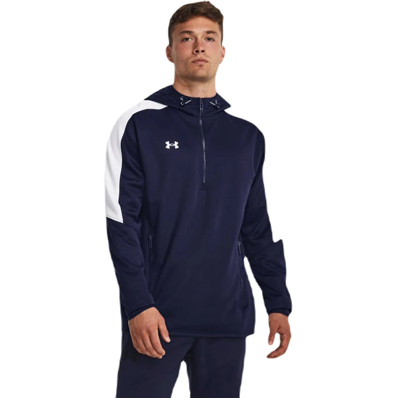 Under Armour Men's Midnight Navy/White Storm Armour Fleece Hoodie - Image 3