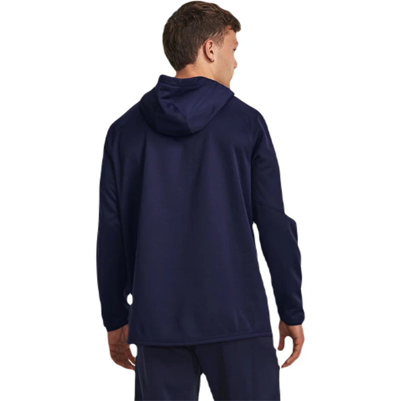 Under Armour Men's Midnight Navy/White Storm Armour Fleece Hoodie - Image 4