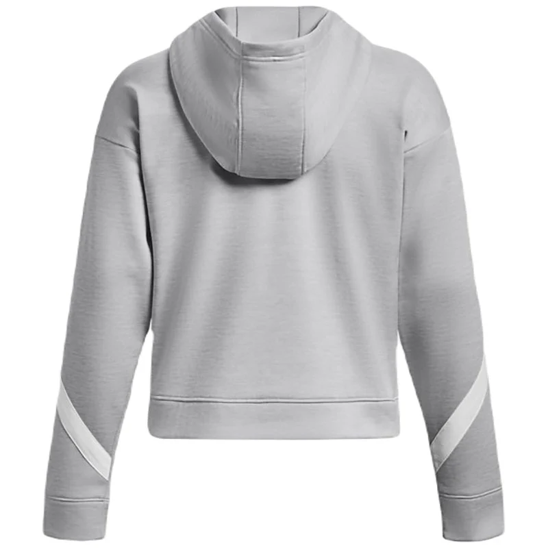 Under Armour Women's Mod Grey/White Storm Armour Fleece Hoodie - Image 2