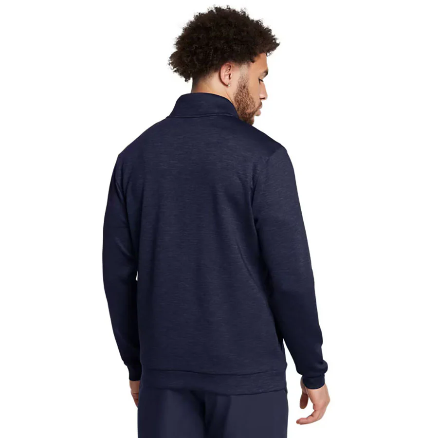 Under Armour Men's Midnight Navy/Midnight Navy Drive Midlayer Pullover - Image 4