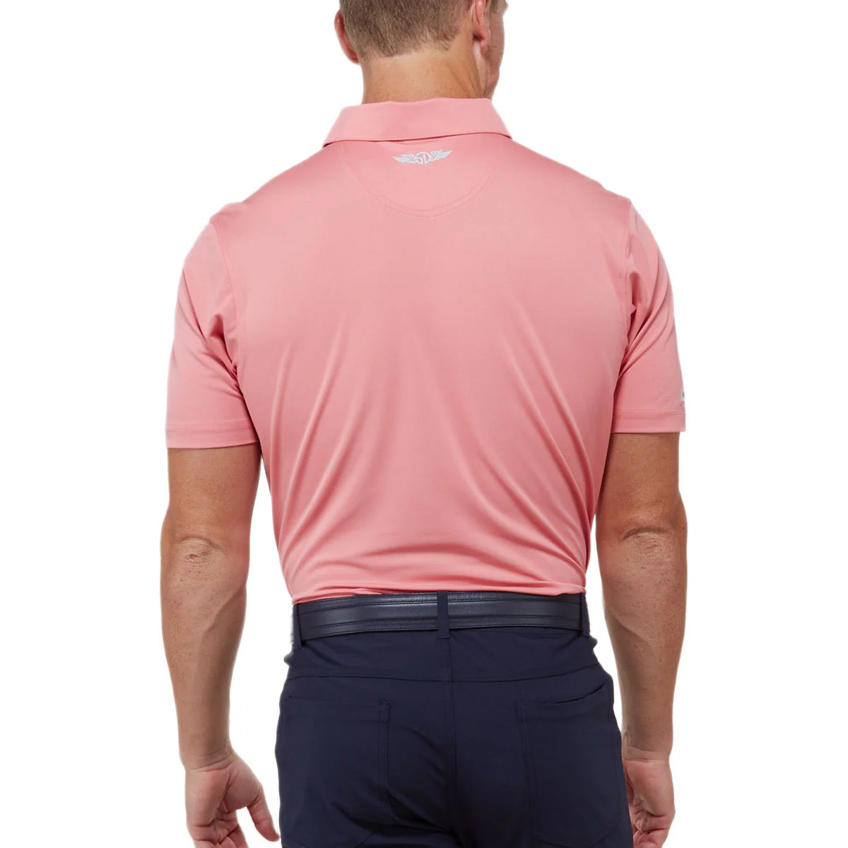 Straight Down Men's Guava Sullivan Polo - Image 2