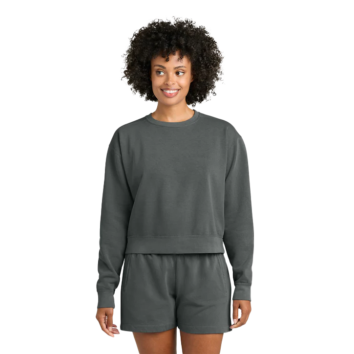 Comfort Colors Pepper Women’s Mid-Length Crewneck Sweatshirt