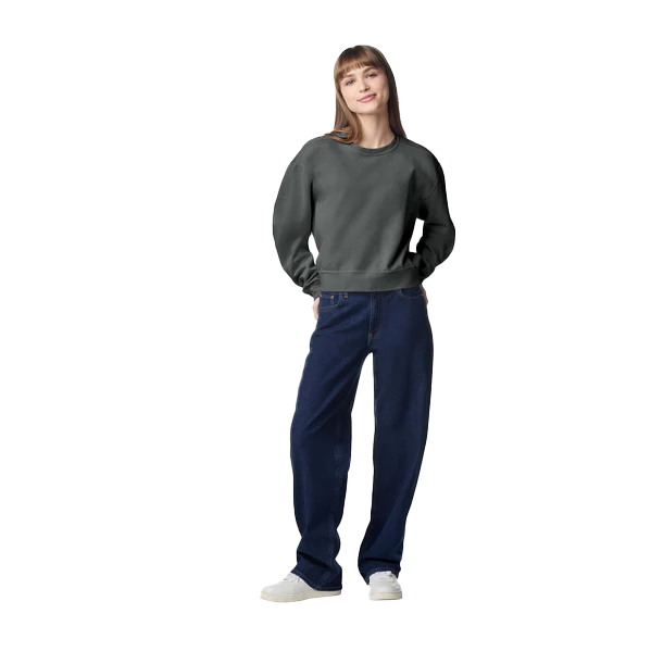 Comfort Colors Pepper Women’s Mid-Length Crewneck Sweatshirt - Image 6