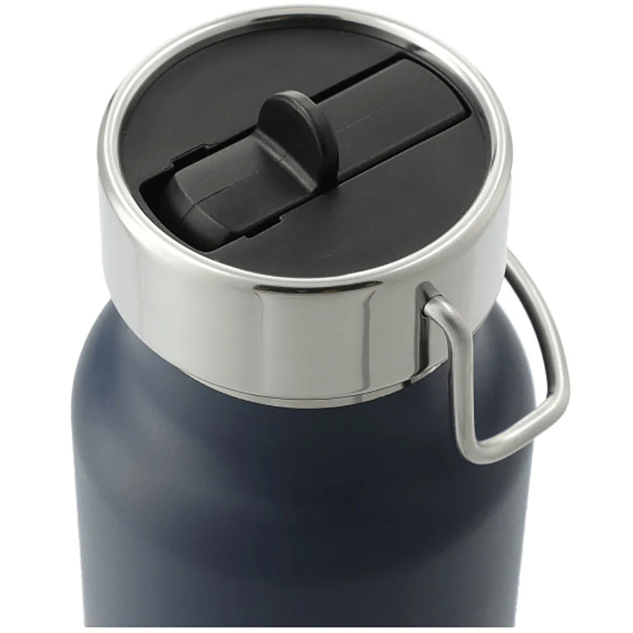 48-Hour Leed's Navy Thor Copper Vacuum Insulated Bottle 25oz Straw Lid - Image 4
