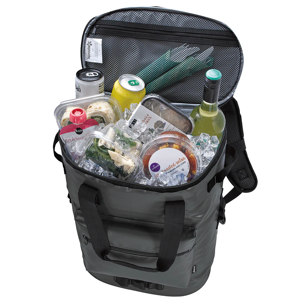 Koozie Charcoal Olympus 36-Can Cooler Backpack - Image 4