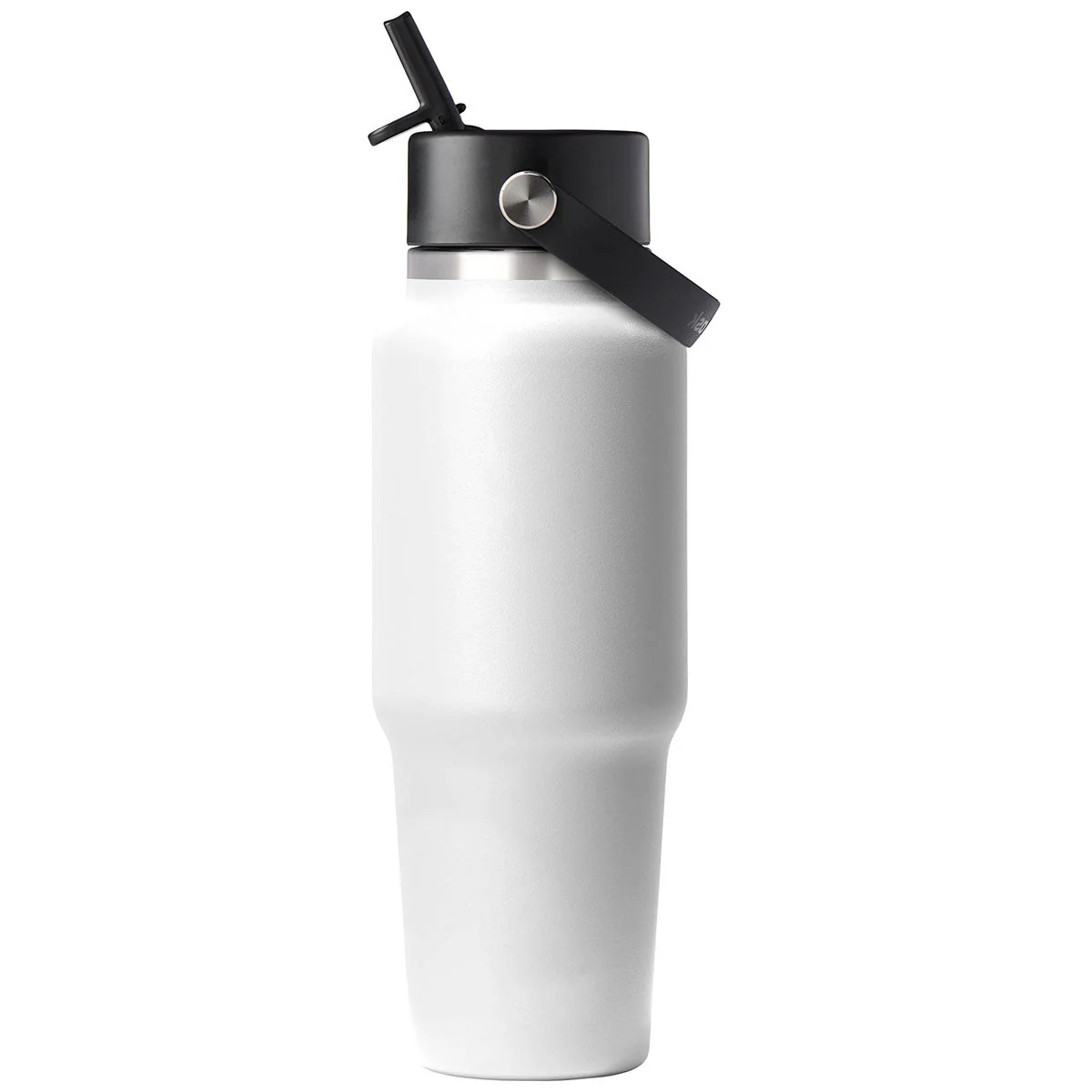 48-Hour Hydro Flask White Travel Bottle with Flex Straw Cap 32oz - Image 3
