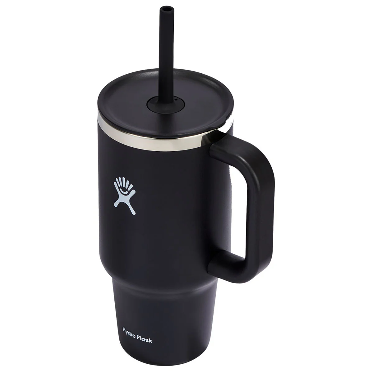 Hydro Flask Black All Around Travel Tumbler 32oz with Straw - Image 4