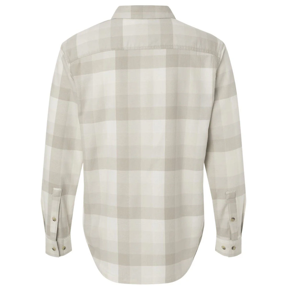 Columbia Men's Dark Stone Multi Buffalo Check Cornell Woods Flannel Shirt - Image 2