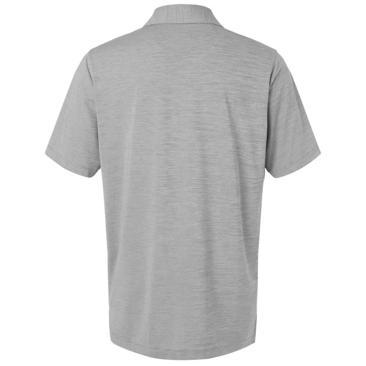 Paragon Men's Black Heather Bohemian Striped Heather Performance Polo - Image 2