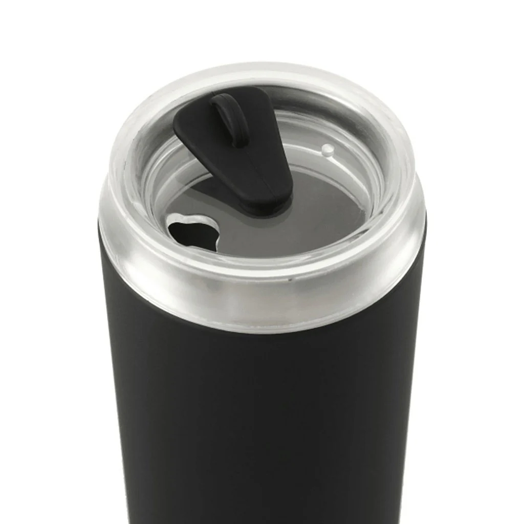 Leed's Black Marka Copper Vac Tumbler w/ SS Straw 20 oz - Image 3