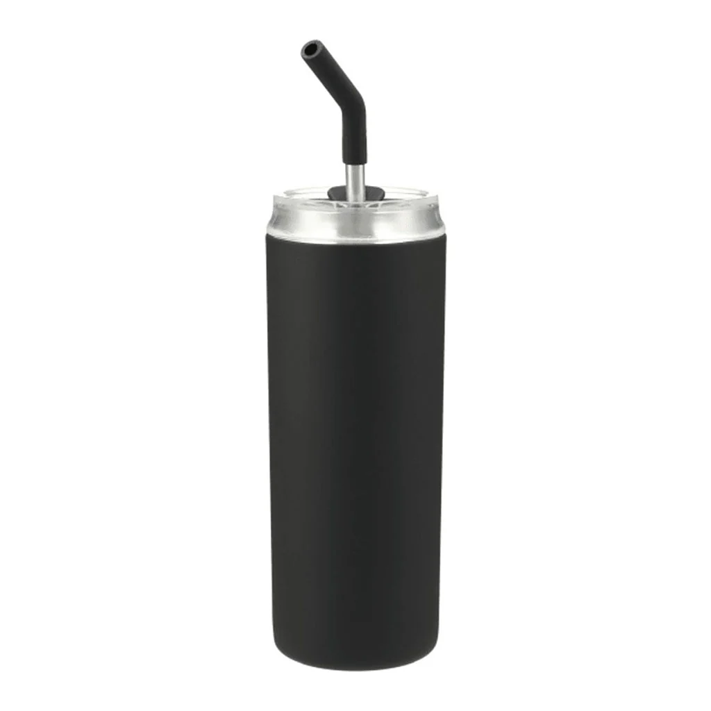 Leed's Black Marka Copper Vac Tumbler w/ SS Straw 20 oz - Image 5